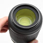 Nikon AF-S Nikkor 55-200mm F4-5.6G ED DX VR zoom lens, caps, hood, pouch, Mint-
