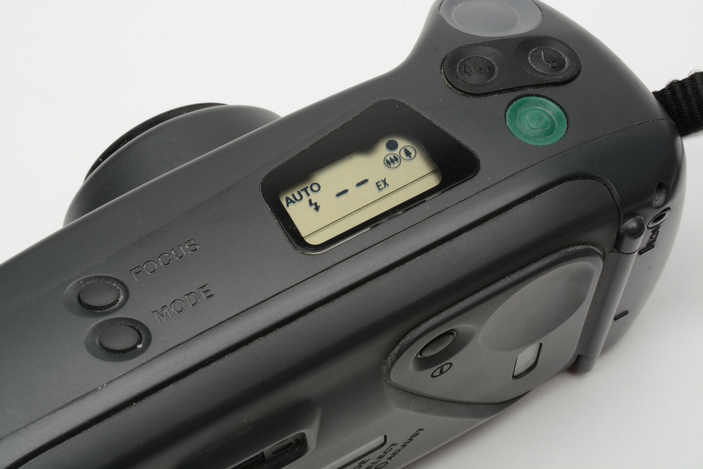 Pentax Zoom 90WR 35mm date back Point&Shoot camera, strap, remote, case, Great!