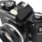 Nikon FM2 N Black 35mm SLR Body w/Nikon 50mm f1.8 Series E AI lens, new seals