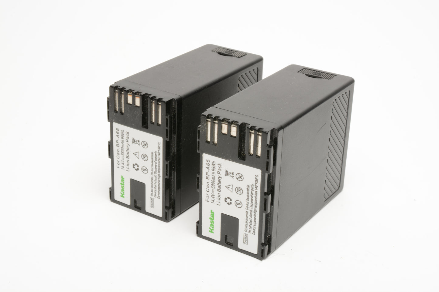 2X Kastar BP-A65 6800mAh 98Wh, Tested
