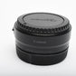 Canon Mount Adapter EF-EOS R, barely used, w/caps, Mint-