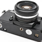 Nikon FM2 N Black 35mm SLR Body w/Nikon 50mm f1.8 Series E AI lens, new seals