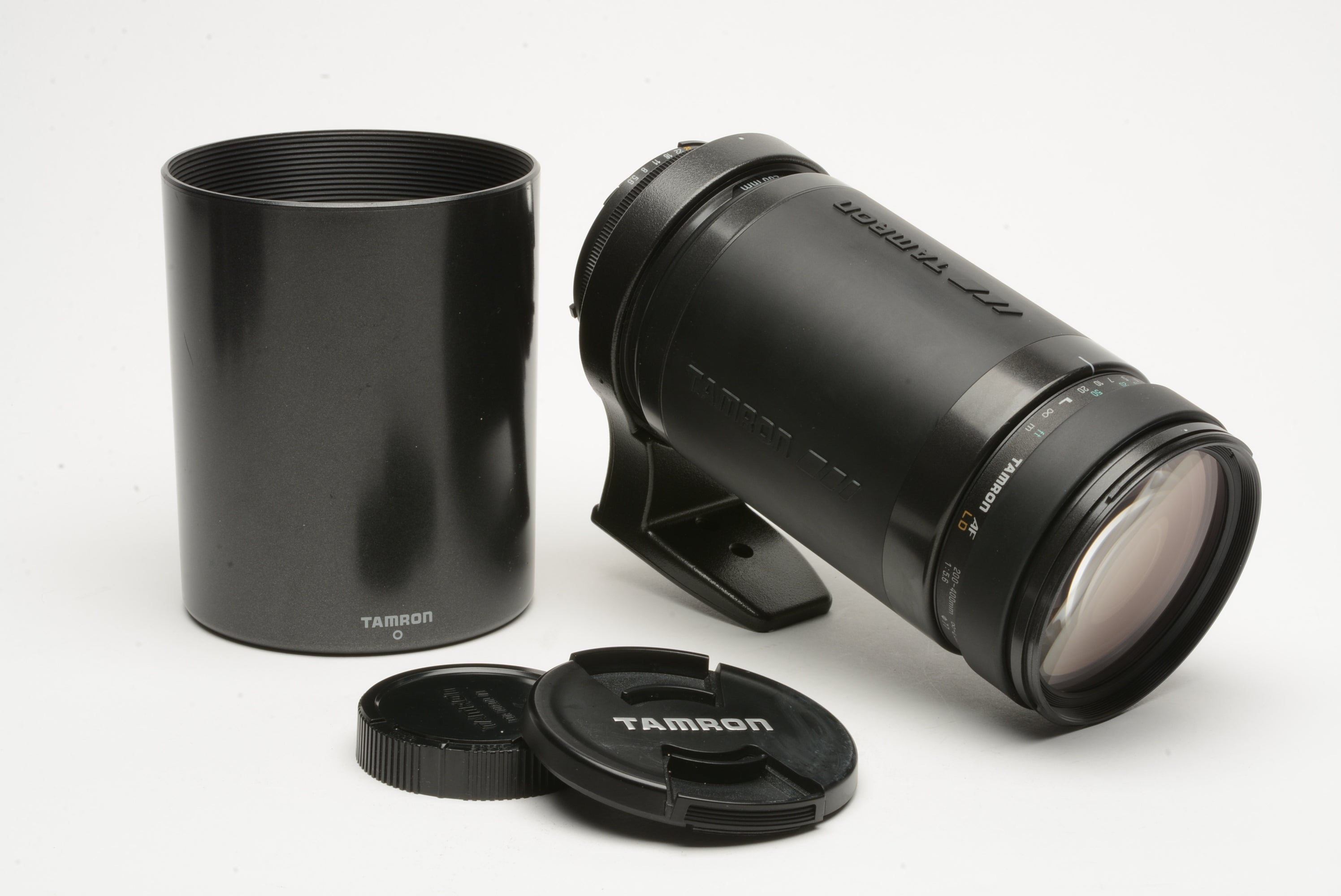 Tamron AF 200-400mm f5.6 LD Model 75DN for Nikon AF, hood+caps+collar