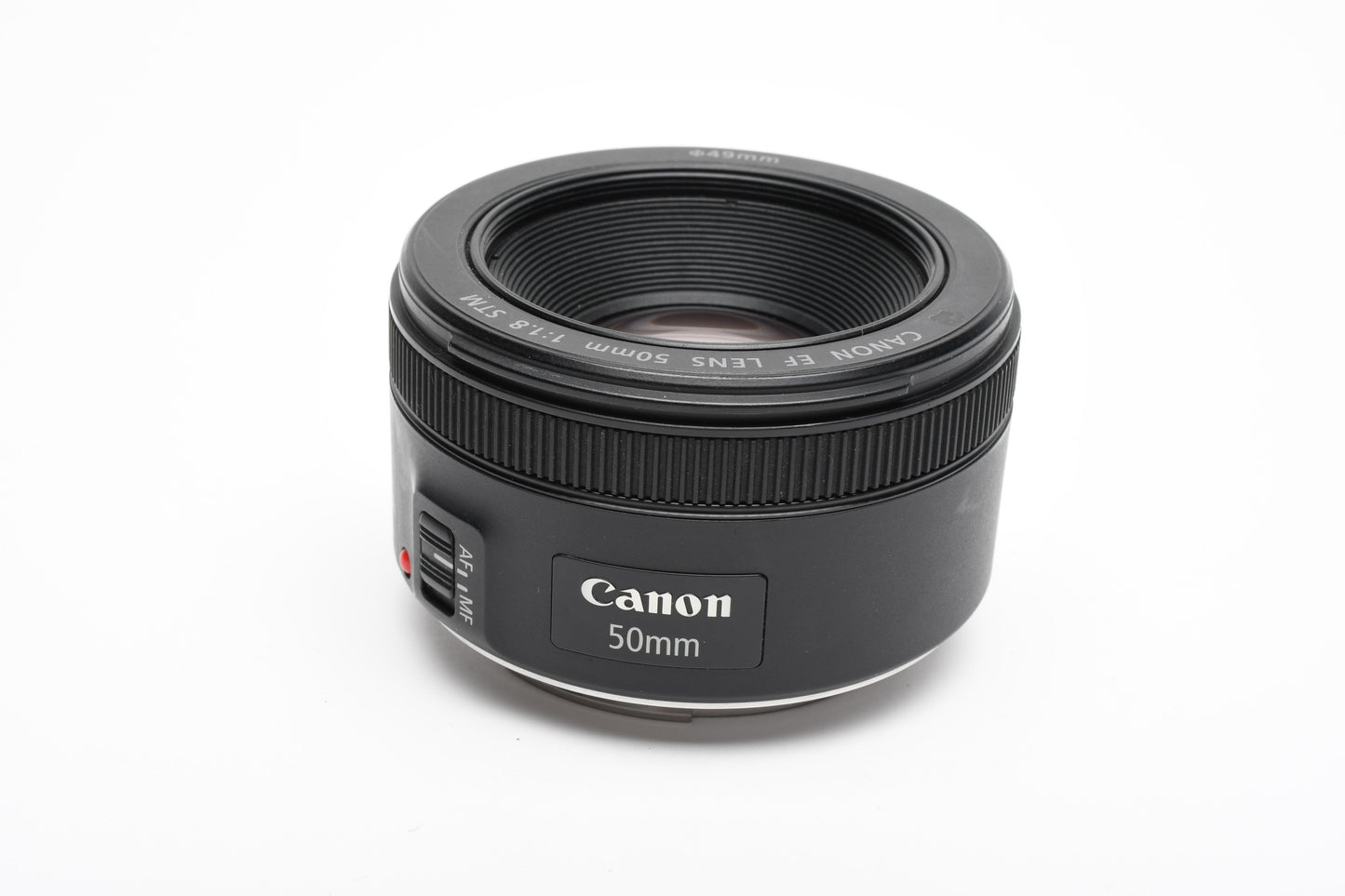 Canon EF 50mm f1.8 STM prime lens, caps, Nice Prime Lens