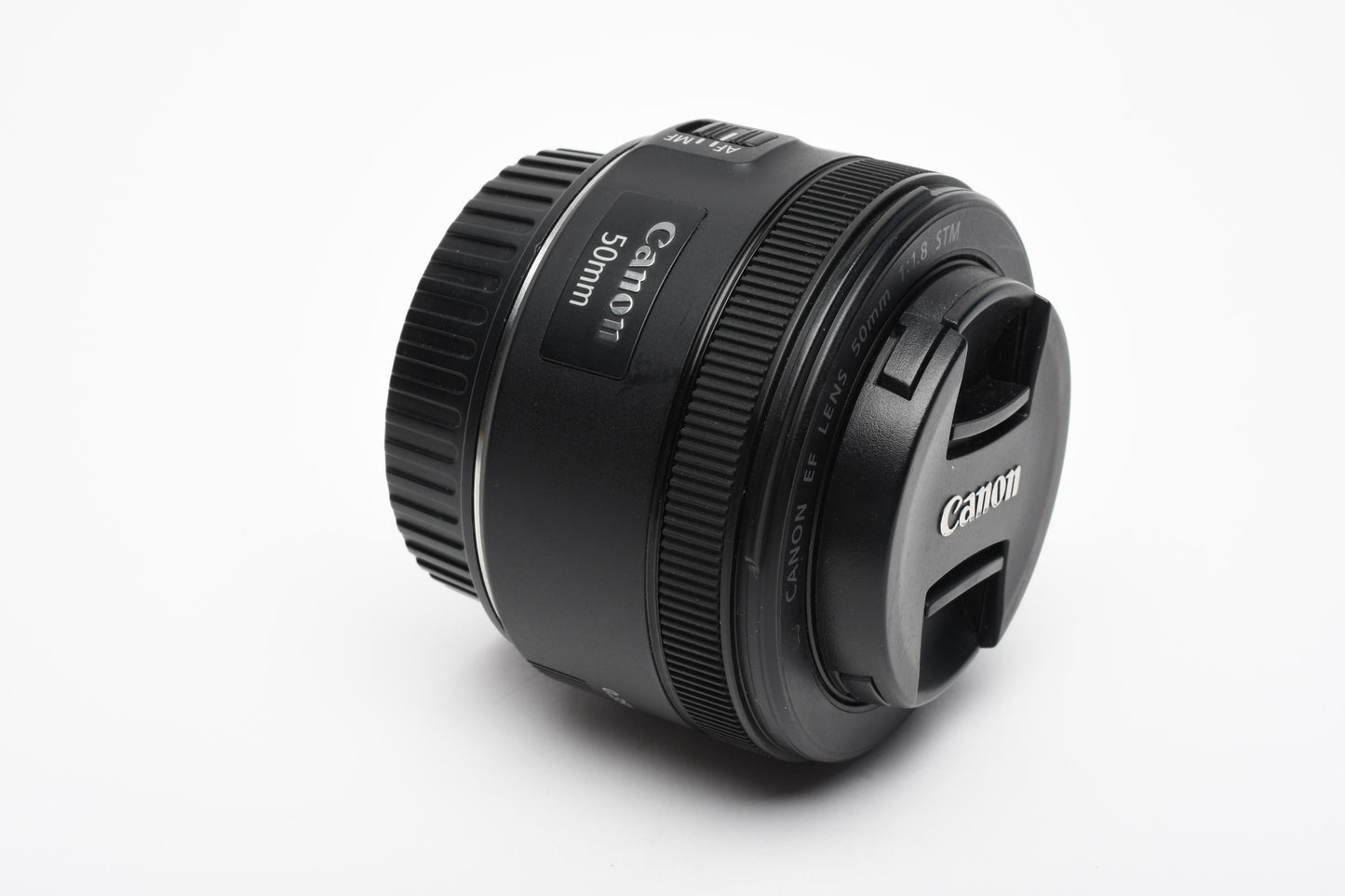 Canon EF 50mm f1.8 STM prime lens, caps, Nice Prime Lens