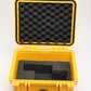 Pelican 1300 yellow case, cut-up foam, Good!