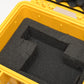 Pelican 1300 yellow case, cut-up foam, Good!