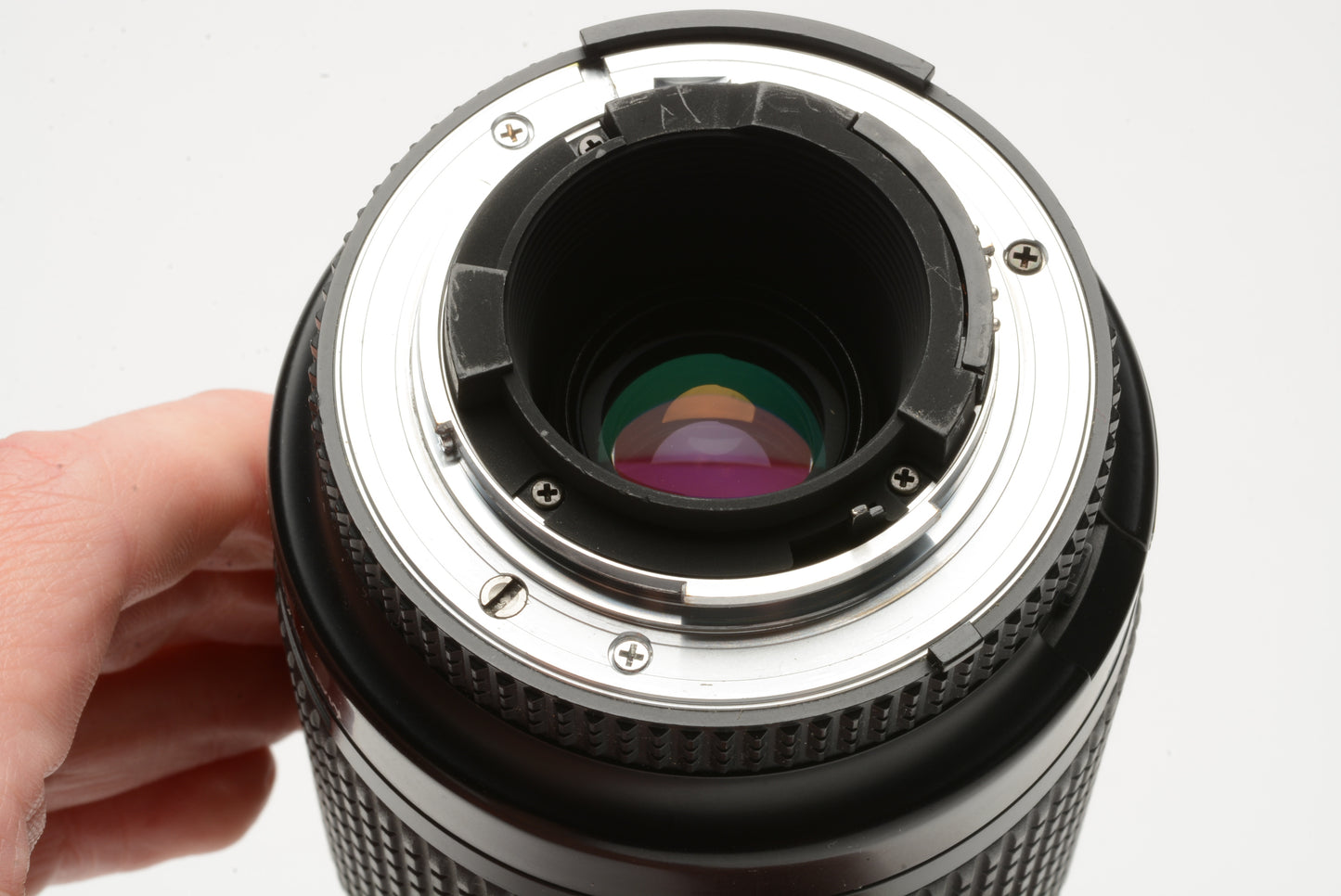 Nikon ED AF Nikkor 70-300mm f4-5.6D zoom lens, hood + caps