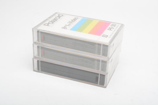 Polaroid Video 8 8mm P6-30 Supercolor 3 Pack