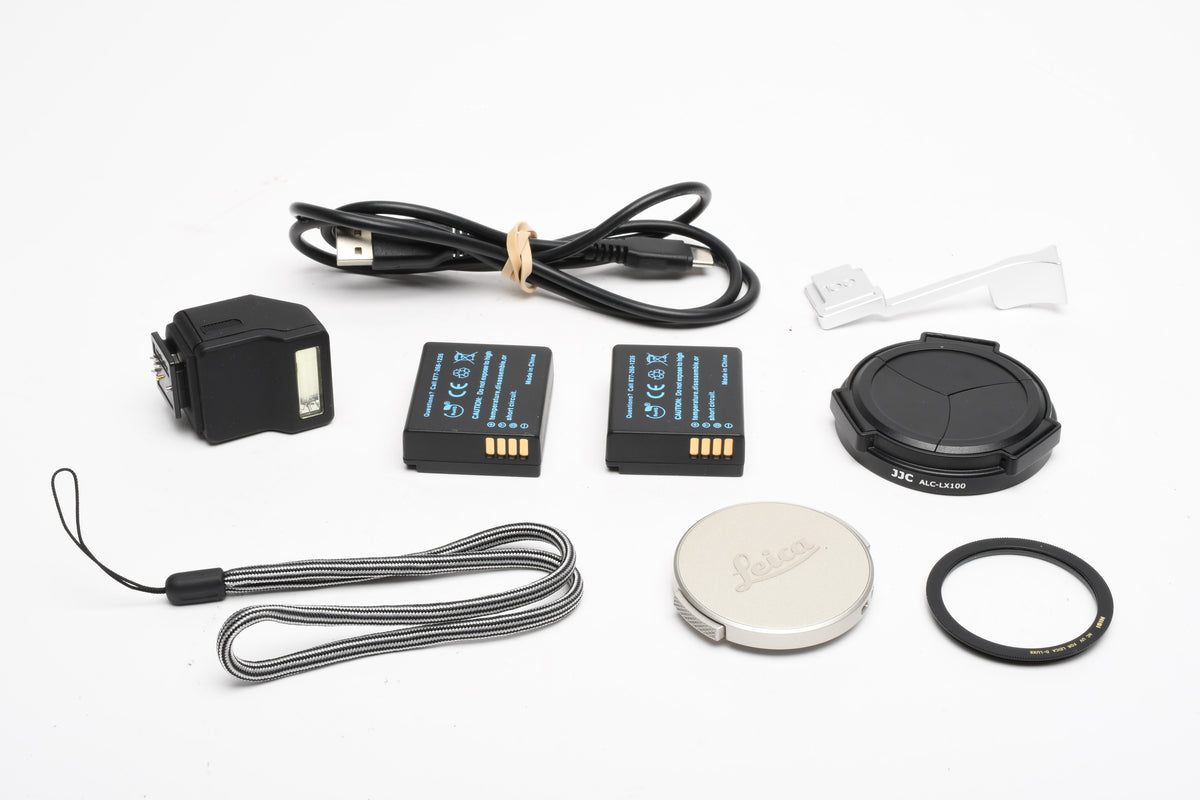 Leica D-Lux 8 "100 Years of Leica" 17MP, Thumb Grip, 2batts, Books, Boxed, Mint-