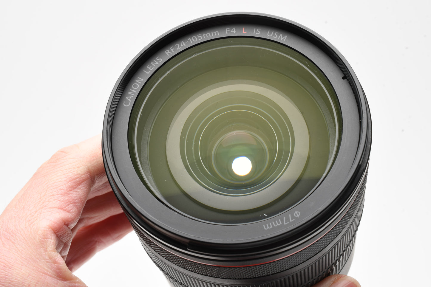 Canon RF 24-105mm f4L IS USM zoom lens, Hood+caps, *Read, Good!