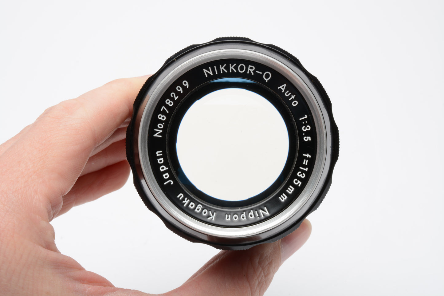 Nikon Nikkor-Q 135mm f3.5 Non-AI Portrait lens, caps, scratch, See details, Bargain