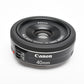 Canon EF 40mm f2.8 STM Macro Pancake lens, DHD UV, Mint-