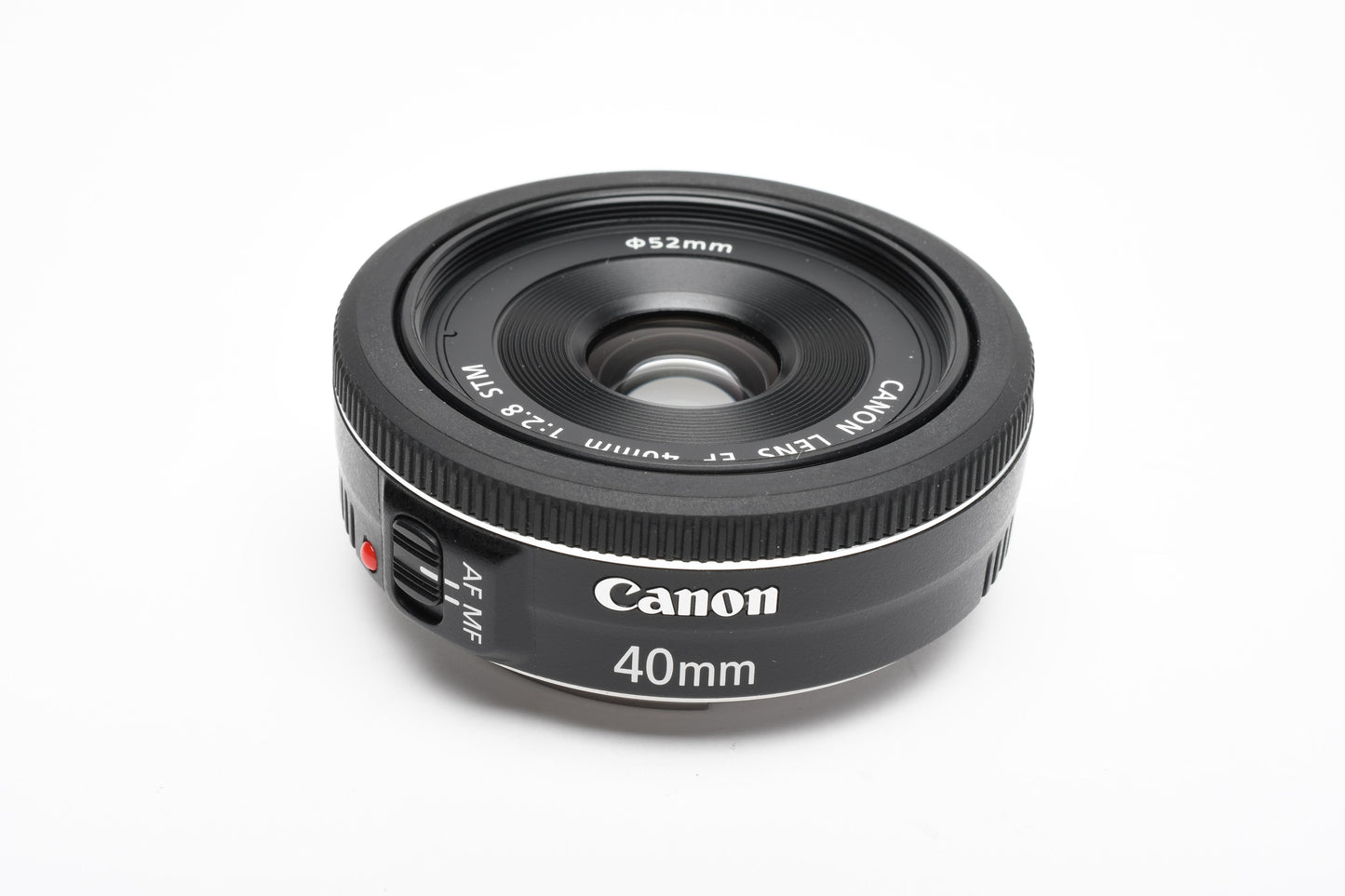 Canon EF 40mm f2.8 STM Macro Pancake lens, DHD UV, Mint-