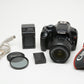 Canon EOS  Rebel T3 w/18-55mm f3.5-5.6 IS II lens bundle, 12K Acts, nice, tested