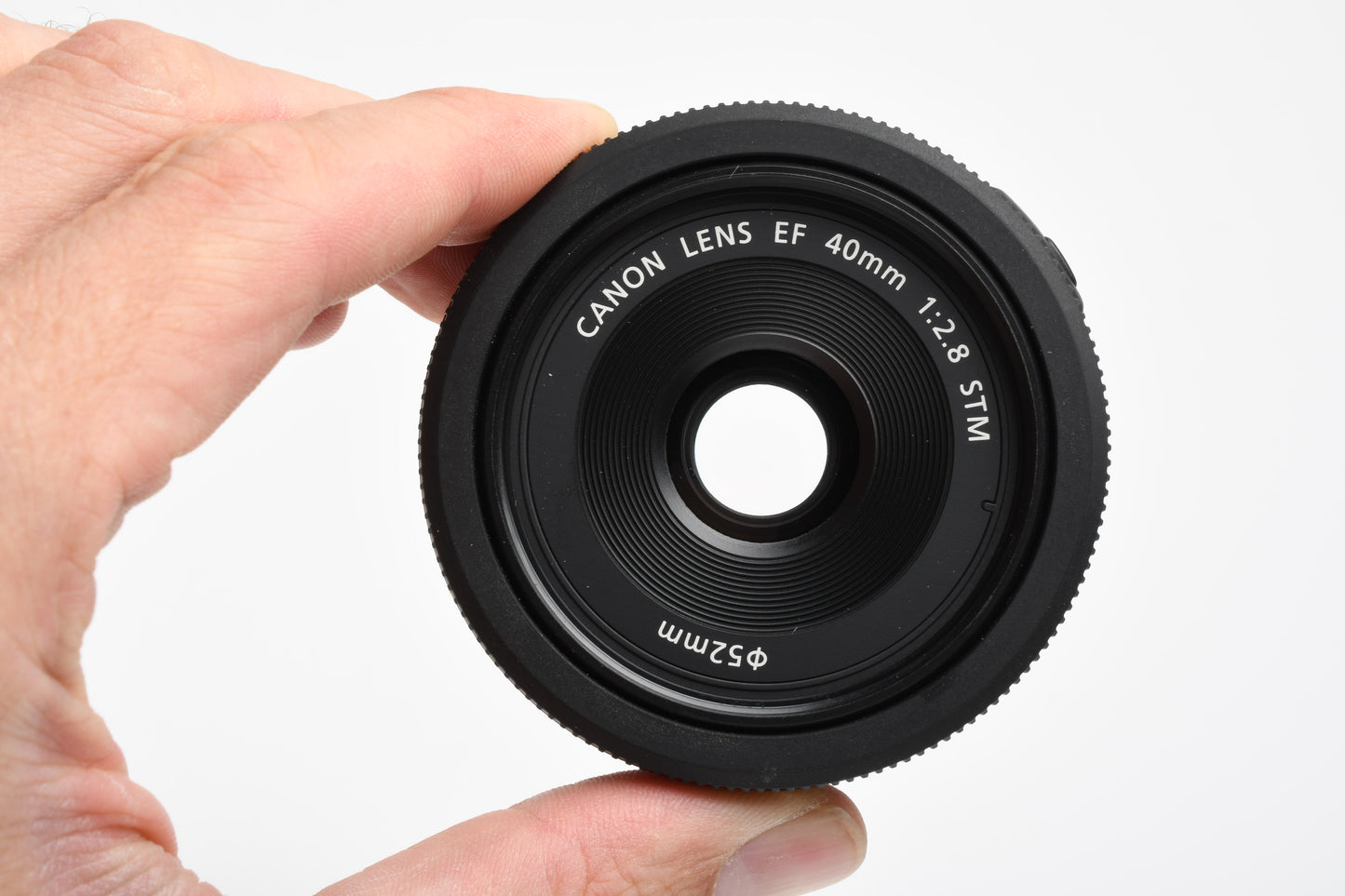 Canon EF 40mm f2.8 STM Macro Pancake lens, DHD UV, Mint-
