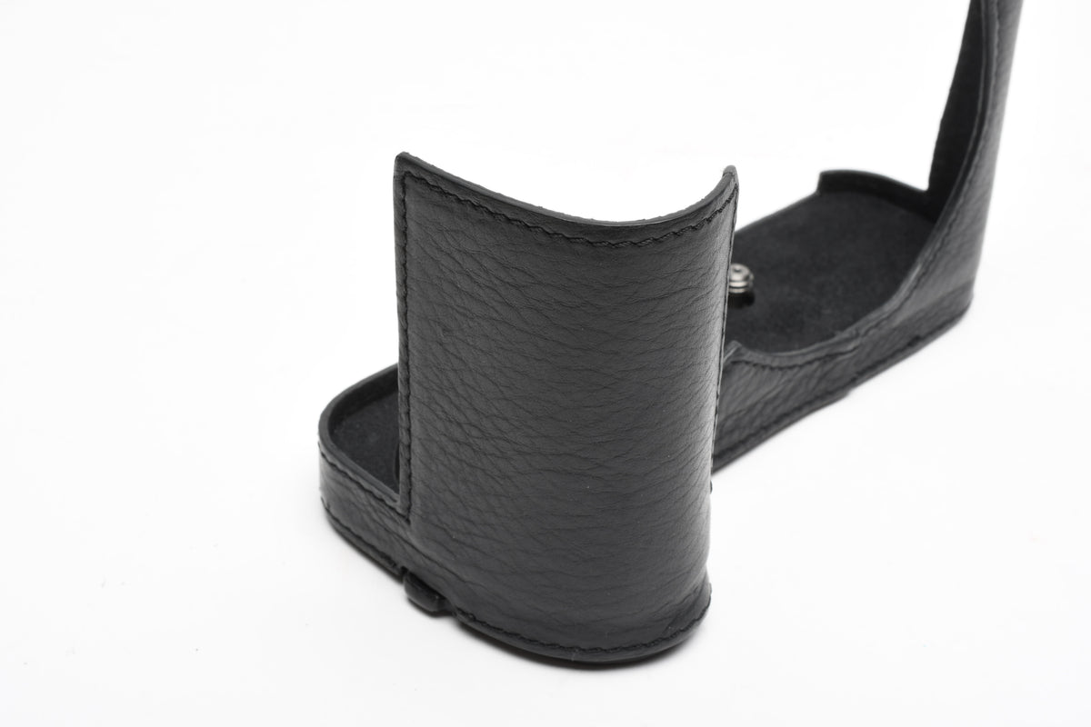 Oberwerth Leica SL3 Half Case - TagCase - Black w/Black stitching, Great!
