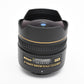 Nikon AF Fisheye Nikkor 10.5mm f2.8G ED DX lens, Caps, Mint-, Great!