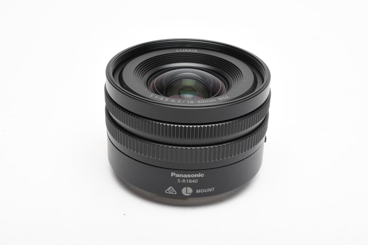 Panasonic Lumix S 18-40mm f4.5-6.3 Lens L-Mount lens S-R1840 Mint-