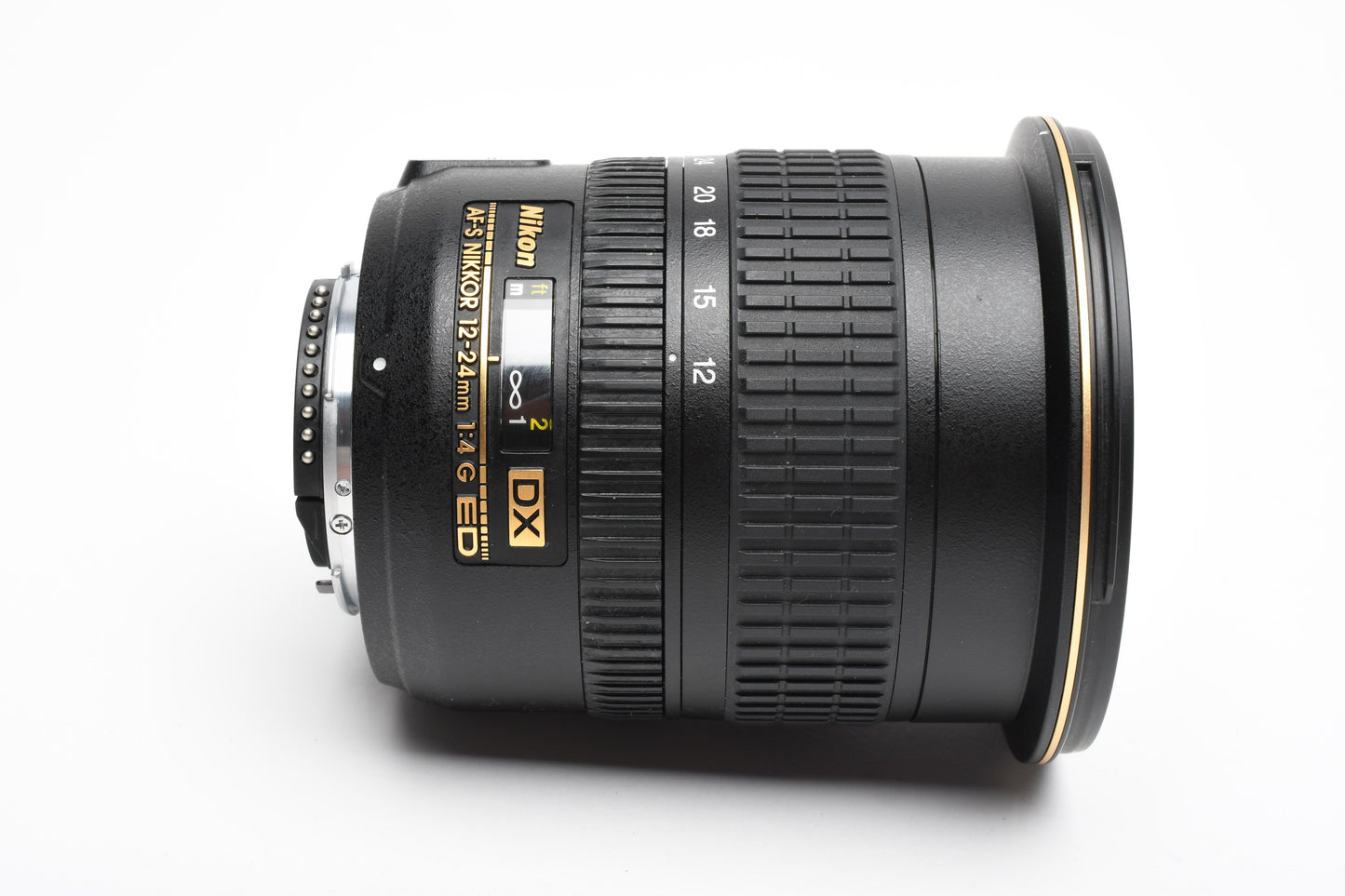 Nikon AF-S Nikkor 12-24mm f4G ED DX w/Caps, Hood, L37c, Nice
