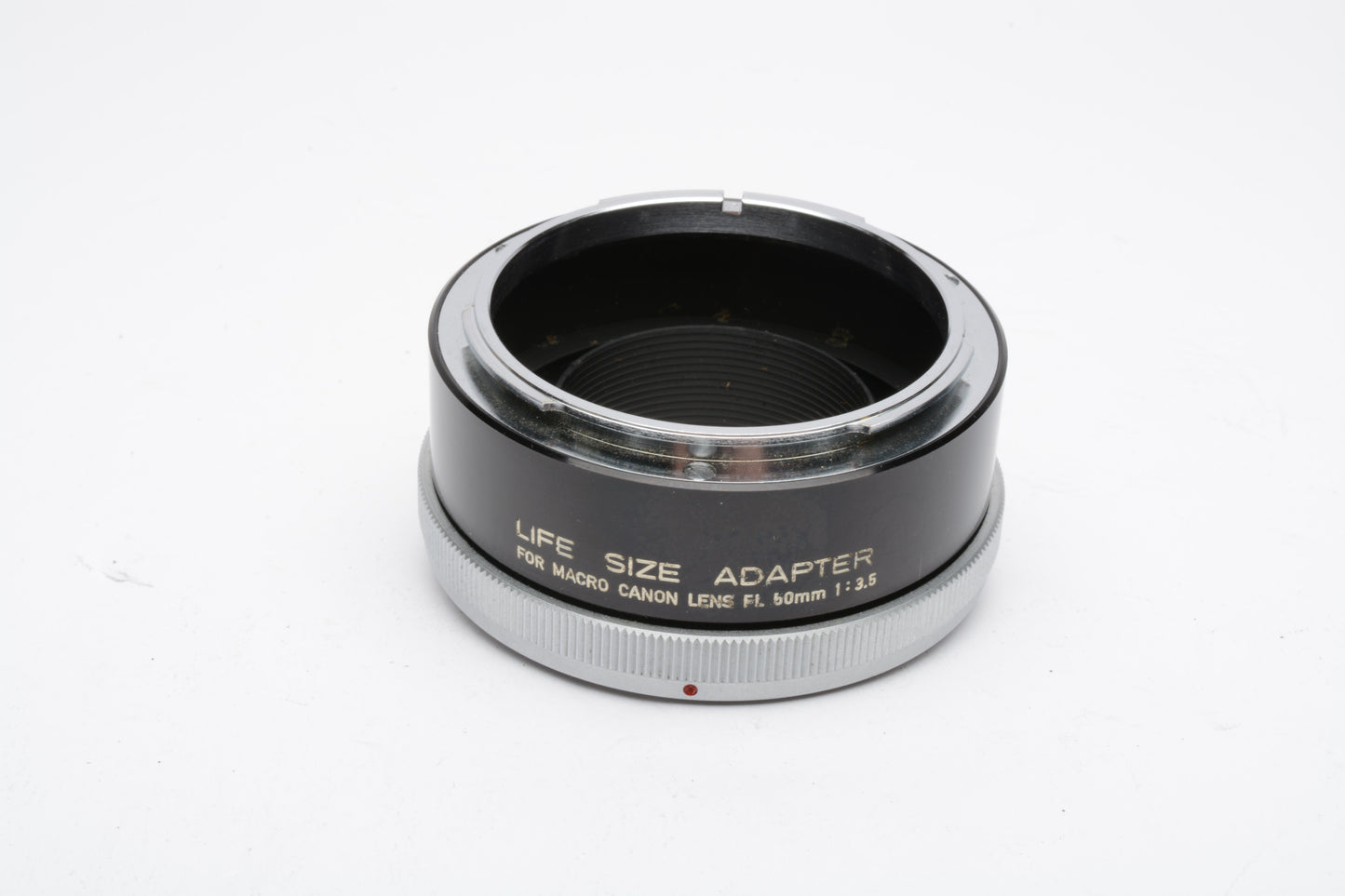 Canon Life Size Adapter Extension Tube for 50mm f3.5 w/Caps, very clean