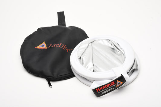 Photoflex 24" LiteDisc White / Silver Reflector,  Nice quality, in case