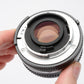 Nikon Nikkor 50mm f1.8 AI-S lens, clean, sharp, great compact prime lens + Caps