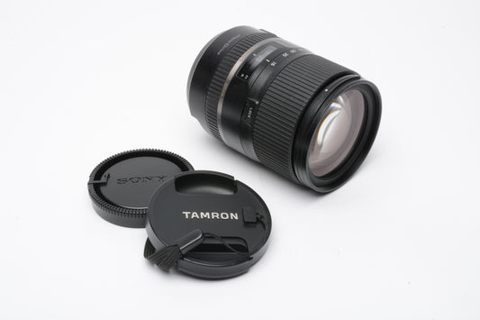 Tamron AF 16-300mm PZD Di II f3.5-6.3 zoom lens Sony A-Mount B016 w/Caps