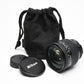 Nikon AF Zoom-Nikkor 24-120mm f3.5-5.6D zoom lens, caps, pouch, Nice