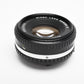 Nikon 50mm f1.8 Series E lens w/caps Chrome pancake prime lens, Nice!