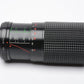 Albinar ADG 80-200mm f3.9 zoom lens for Pentax PK Mount, caps