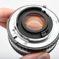 Nikon 50mm f1.8 Series E lens w/caps Chrome pancake prime lens, Nice!