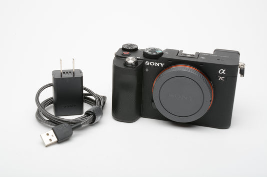 Sony A7C ILCE-7C Digital camera (Black), barely used, only 462 Acts!