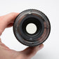 Albinar ADG 80-200mm f3.9 zoom lens for Pentax PK Mount, caps