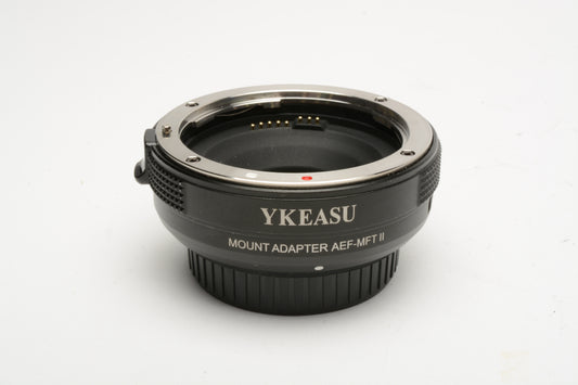 Ykeasu AEF-MFT II Lens mount adapter (Canon EF to Micro 4/3), Very clean