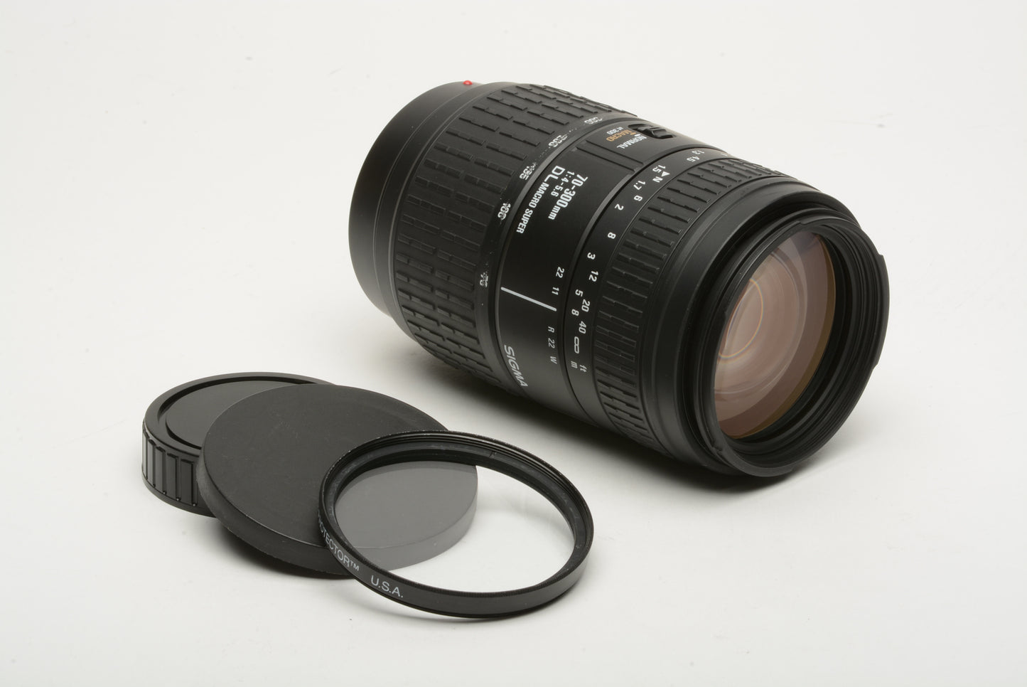 Sigma 70-300mm f4-5.6 DL Macro Super telephoto zoom lens for Minolta Maxxum *Read