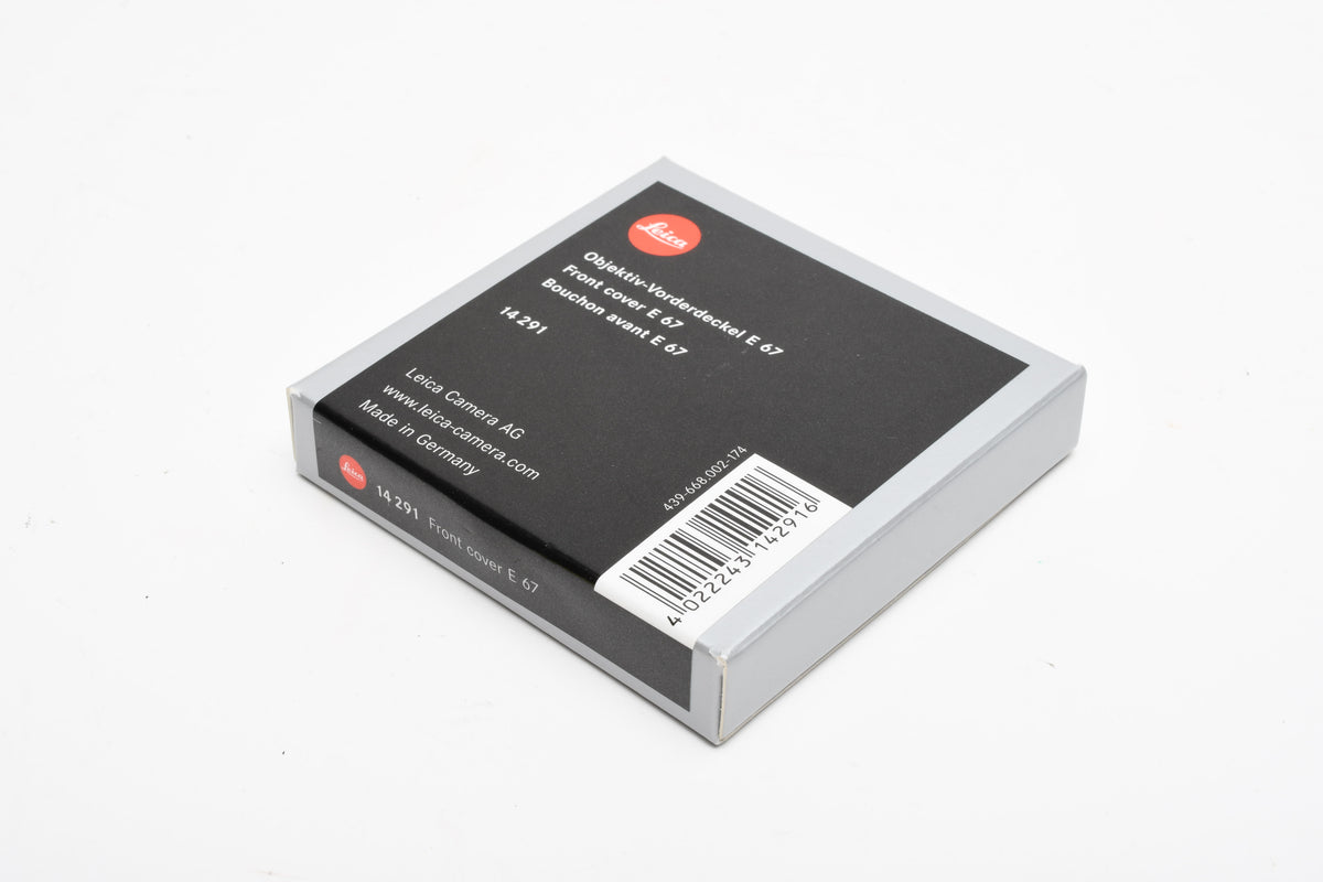 Leica E67 Front Lens Cap 14291 67mm for R lenses, NIB