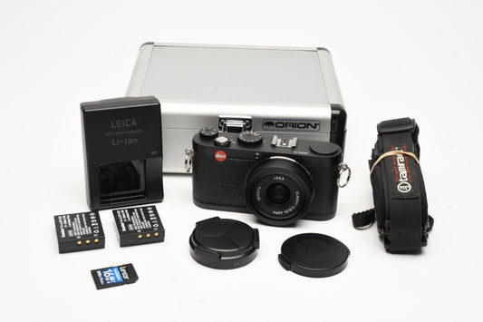 Leica X X1 12.2MP Digital Point&Shoot Camera, case, 2batts, charger++, Great!