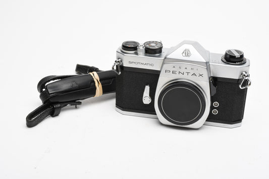 Pentax Spotmatic SP 35mm SLR Body, new seals, fully tested, Great