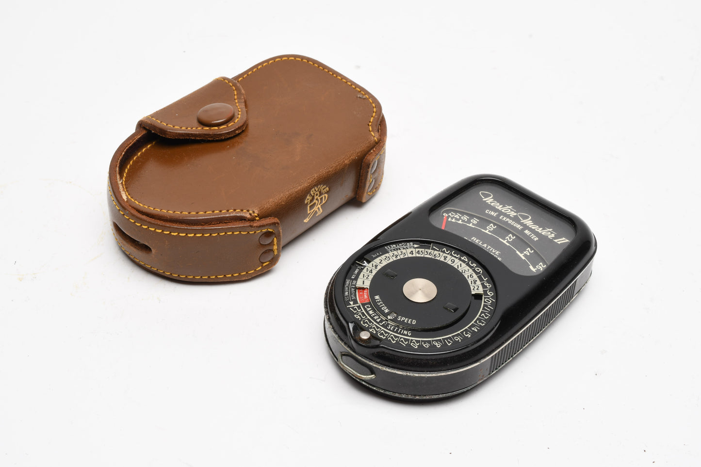 Weston Master II Model 736 Incident Light Meter in case, Tested, works