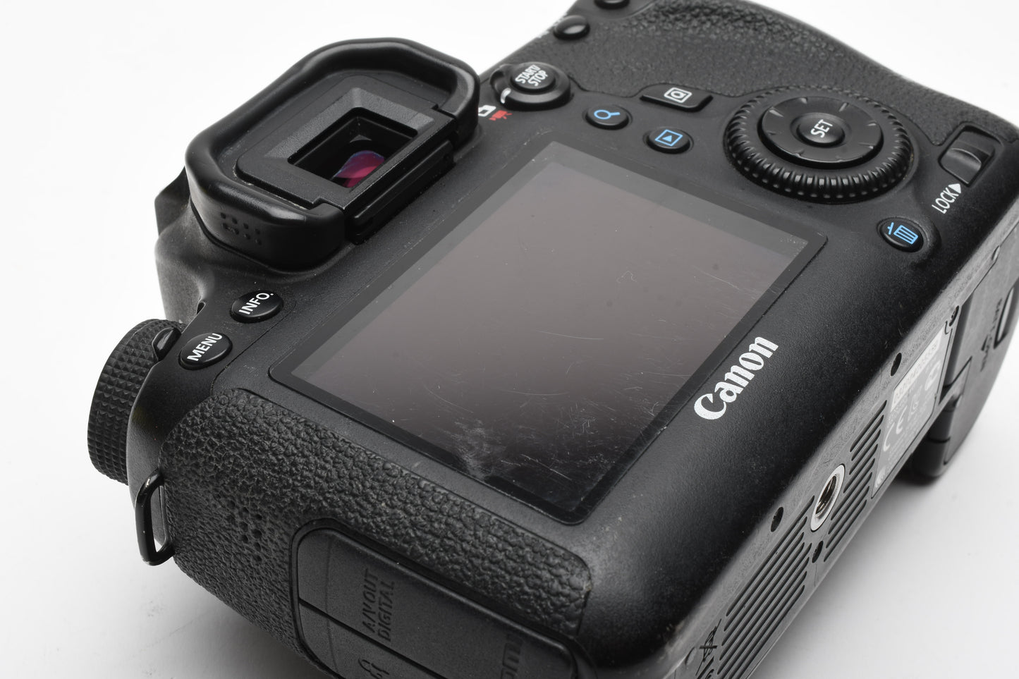 Canon EOS 6D DSLR 20.2MP w/batt, charger, 90K Acts, tested, works great!