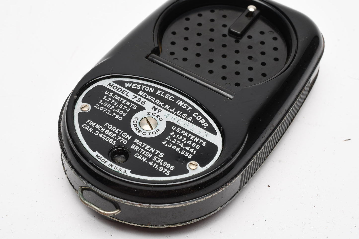 Weston Master II Model 736 Incident Light Meter in case, Tested, works