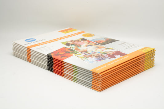 11X Konica Minolta 11x17 Inkjet Photo Paper Glossy Finish 10sh packs (total 110 sheets)