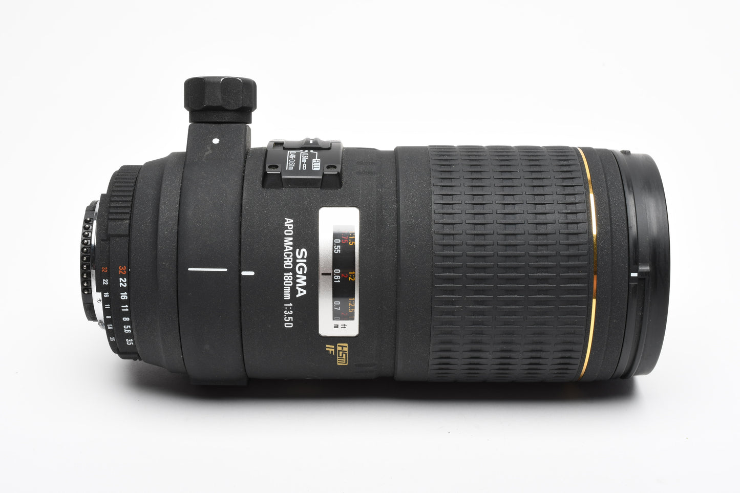 Sigma 180mm f3.5D Tele lens for Nikon AF, Hood+Caps, Sharp!