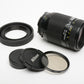 Nikon AF Nikkor 70-210mm F4-5.6 zoom lens, caps, 1A filter and rubber hood