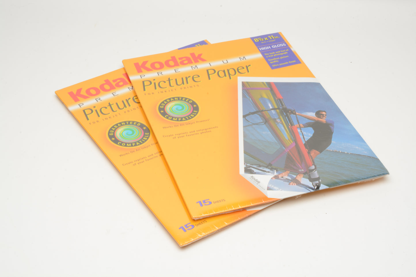 60 sheets Kodak Premium Ink Jet Photo Paper 8.5x11" High Gloss / Satin