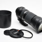 Tamron SP 150-600mm f5-6.3 USD Di VC, Sony A Mount, w/Hood, Caps, Collar+ UV