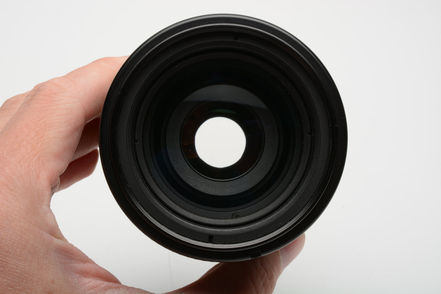 Nikon AF Nikkor 70-210mm F4-5.6 zoom lens, caps, 1A filter and rubber hood
