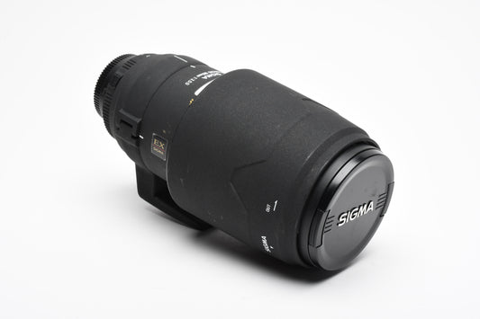 Sigma 180mm f3.5D Tele lens for Nikon AF, Hood+Caps, Sharp!