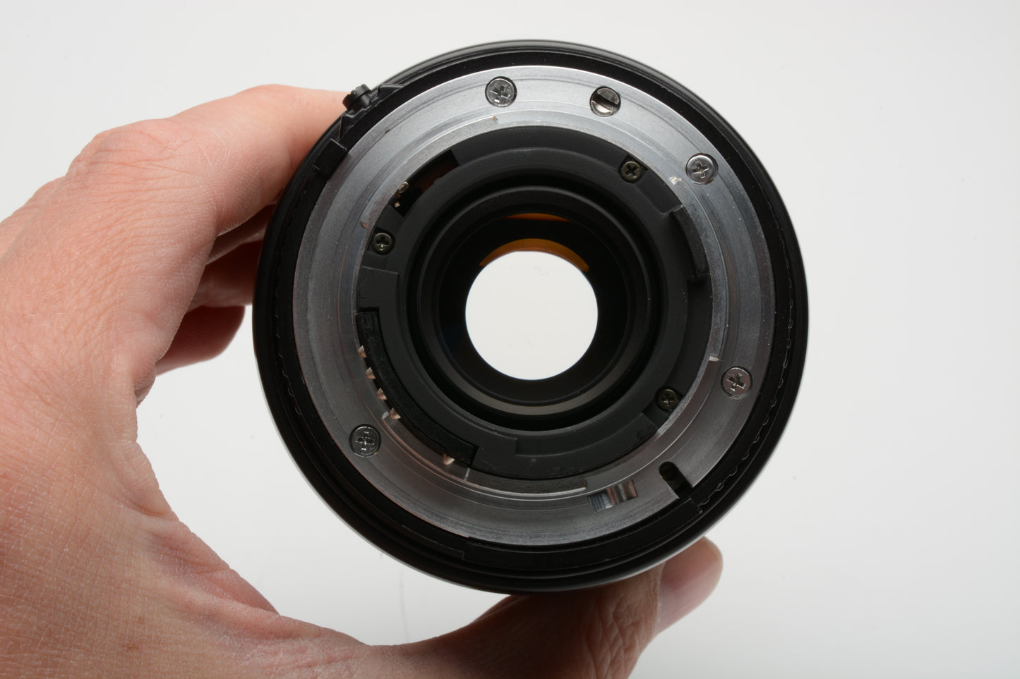 Nikon AF Nikkor 70-210mm F4-5.6 zoom lens, caps, 1A filter and rubber hood